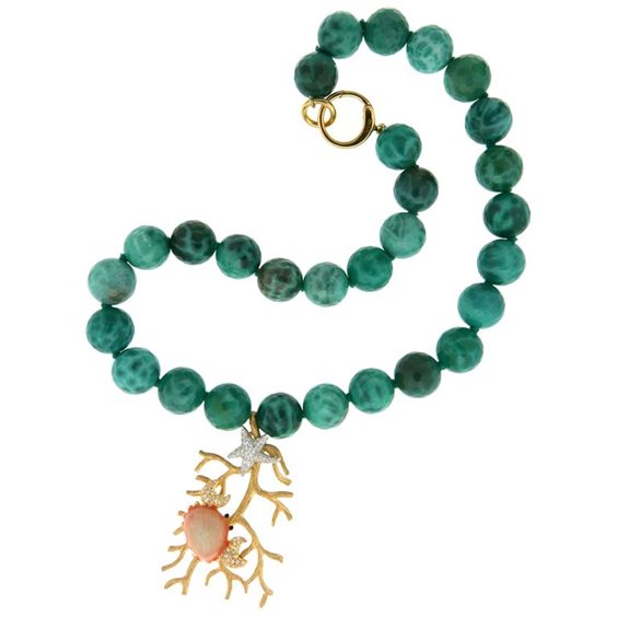 Collier Misis Femme POSITANO in Argent Agata CA07701 - CA07701